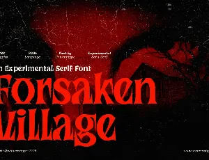 UT Forsaken Village Demo font