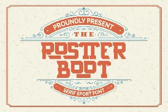 Rostter Boot Serif Sport font