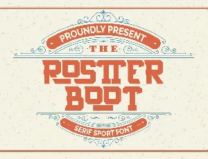 Rostter Boot Serif Sport font