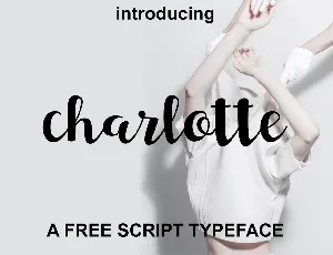 Charlotte Script font