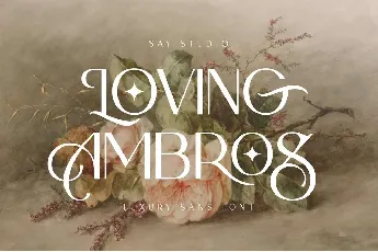 Loving Ambros font