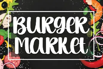 Burger Market Script font