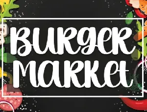 Burger Market Script font