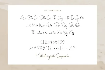 Natalia Signature font