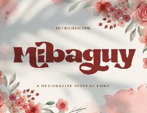 Mibaguy font