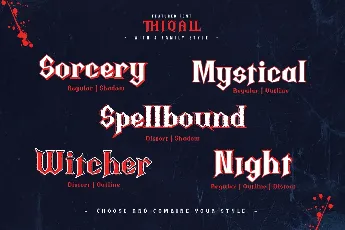 THIQALL Trial font