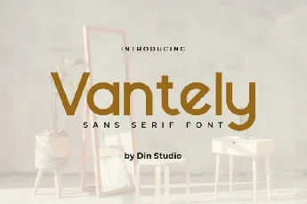 Vantely font