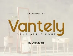 Vantely font