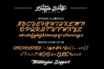 Lostyle Script font