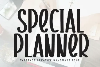 Special Planner Display font