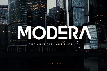 Modera font