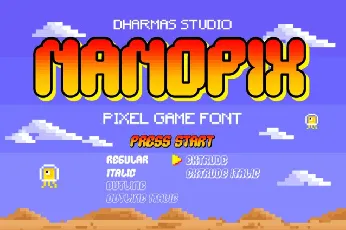 Nano Pix font