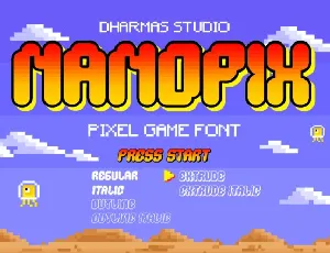 Nano Pix font