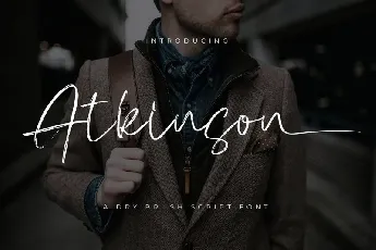 Atkinson Dry Brush Script font