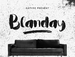 Blanday font