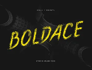 Boldace font