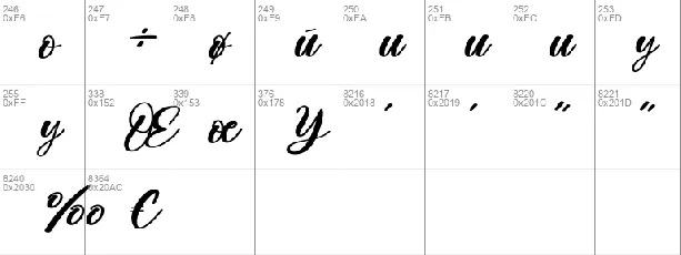 April Signature font