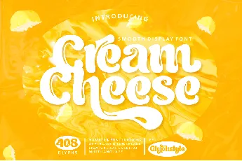 Cream Cheese Demo font