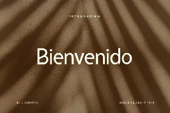 Bienvenido font