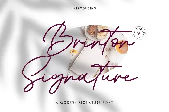 Brinton Signature font