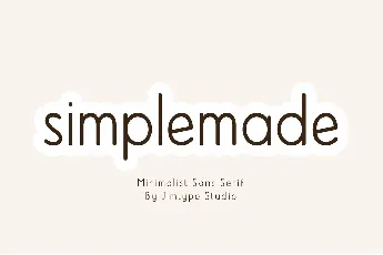 Simplemade font