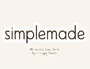 Simplemade font