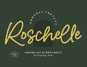 Roschelle font