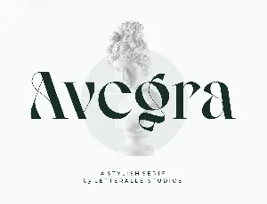 Avegra Typeface font