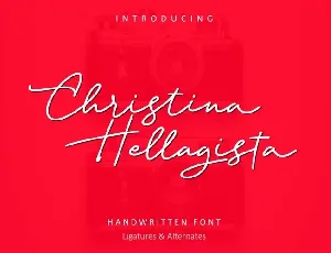 Christina Hellagista font