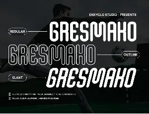 Gresmako font