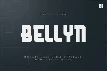 Bellyn Display font