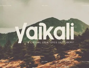 Yaikali font