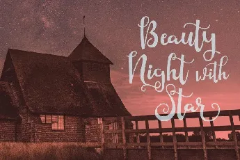 Starlight Script font