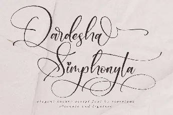 Qardesha Simphonyta font