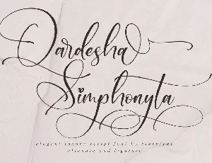 Qardesha Simphonyta font