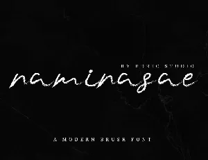 Naminasae font