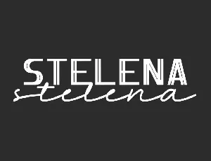 Stelena Demo font