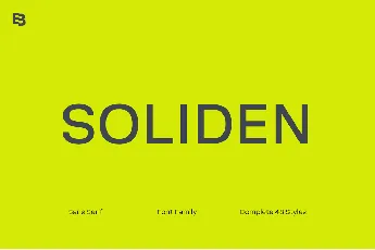 Soliden Trial font