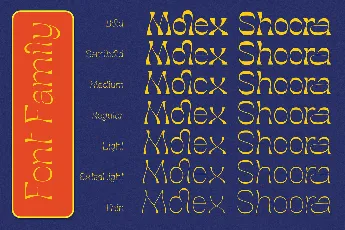 Molex Shoora font