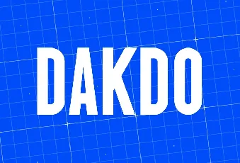 Dakdo font