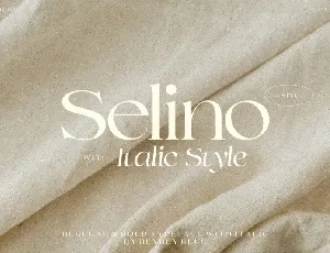 Selino font