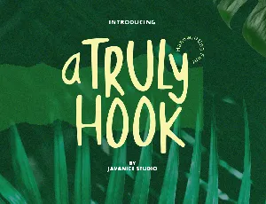 a Truly Hook font