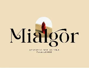 Mialgor font