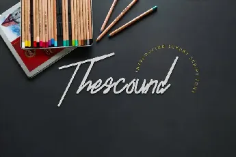 Thescound Handwritten font