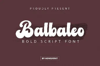 Balbaleo font