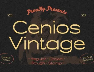 Cenios Vintage font