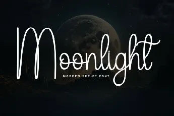 Moonlight Script Typeface font