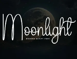 Moonlight Script Typeface font