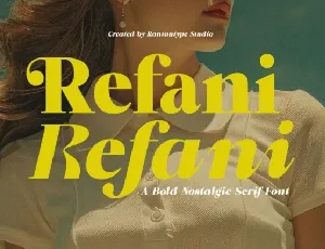 Refani font