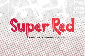 Super Red Demo font